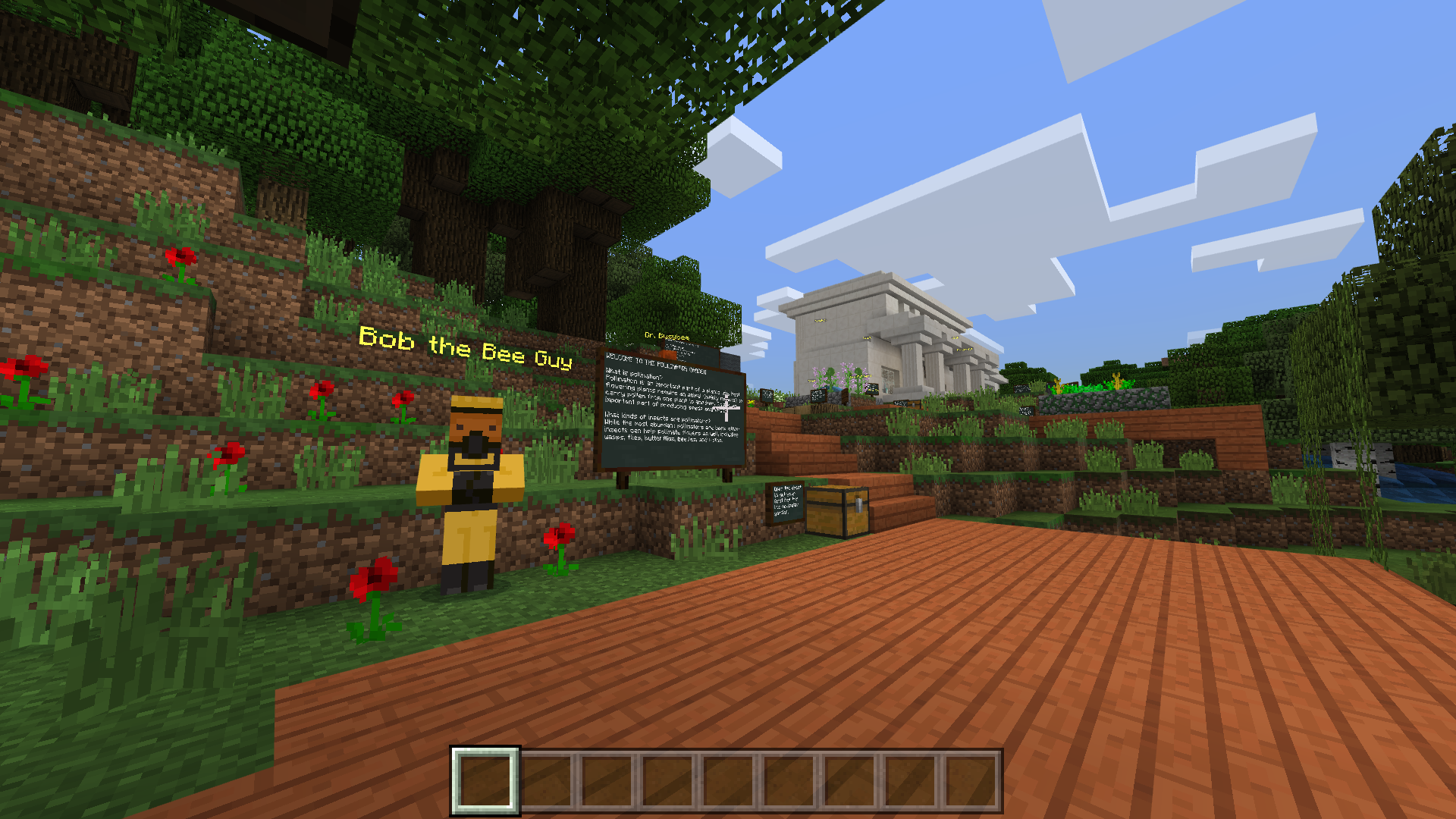 Minecraft Education Lesson Plan and World File - Pollinator Garden